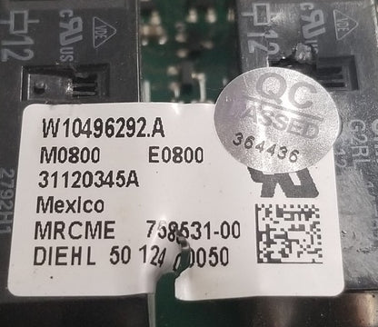 OEM  Replacement for Whirlpool Oven Control W10496292