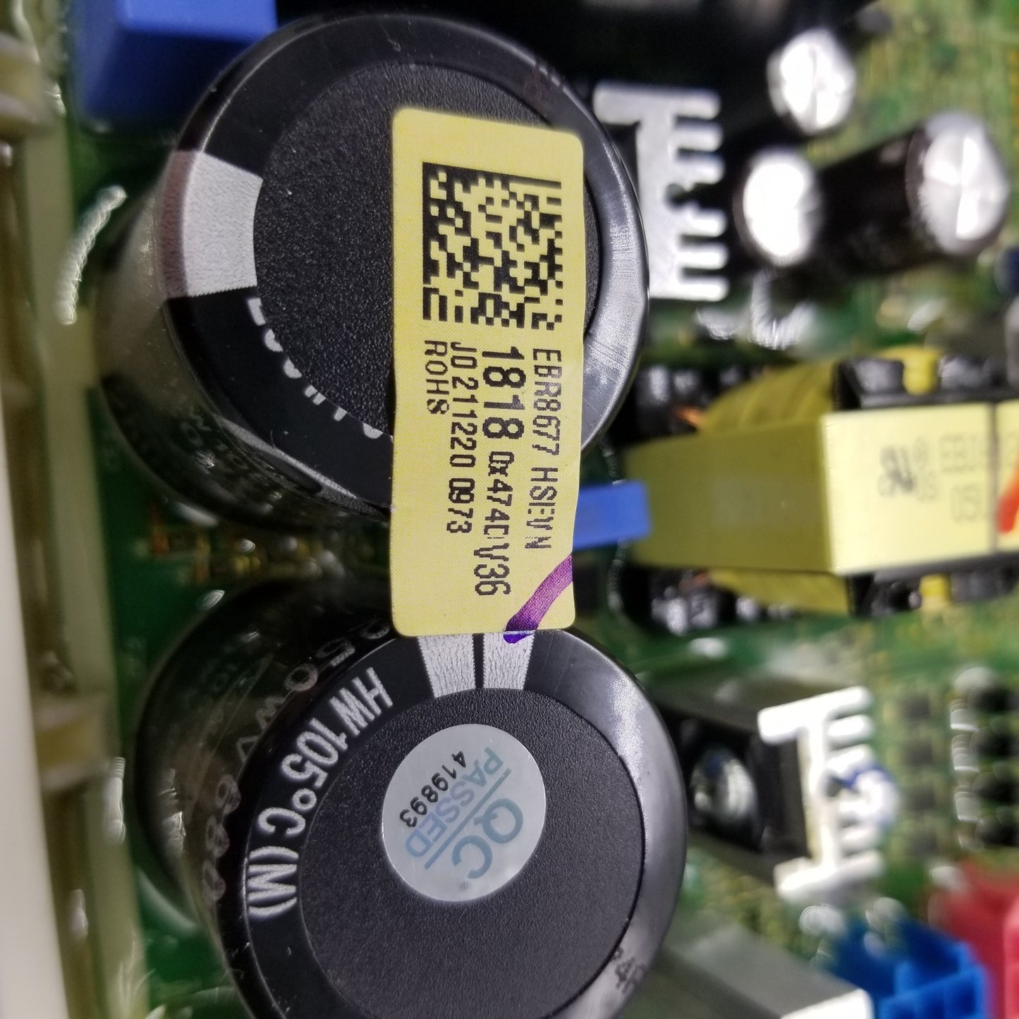 OEM Replacement for LG Washer Control Board EBR86771818