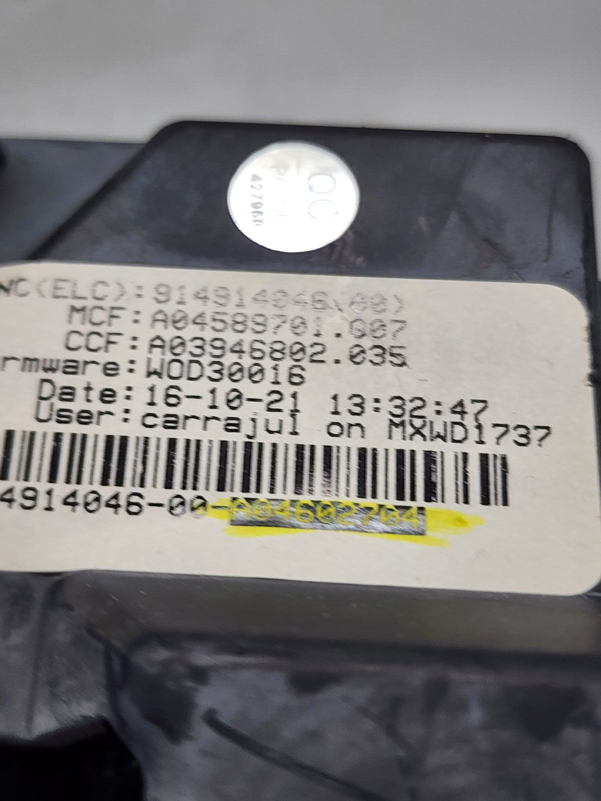 OEM Replacement for Electrolux Washer Control A04602704  5304505574