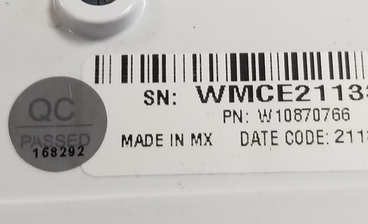 OEM Replacement for Whirlpool Washer Control W10870766