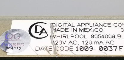 OEM Replacement for Whirlpool Oven Control  8054009