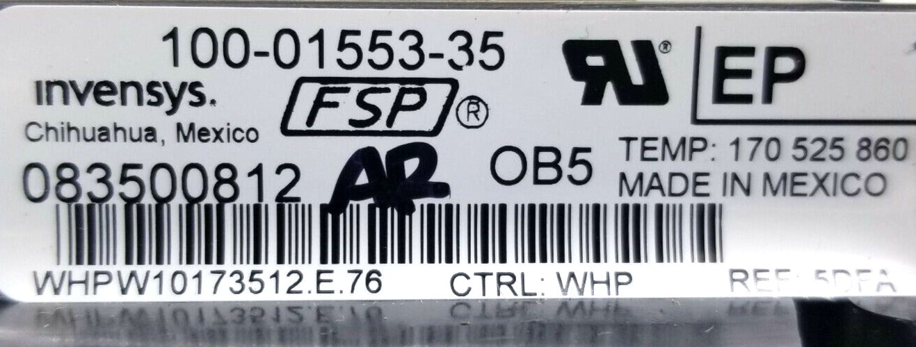 OEM Replacement for Whirlpool Range Control W10173512