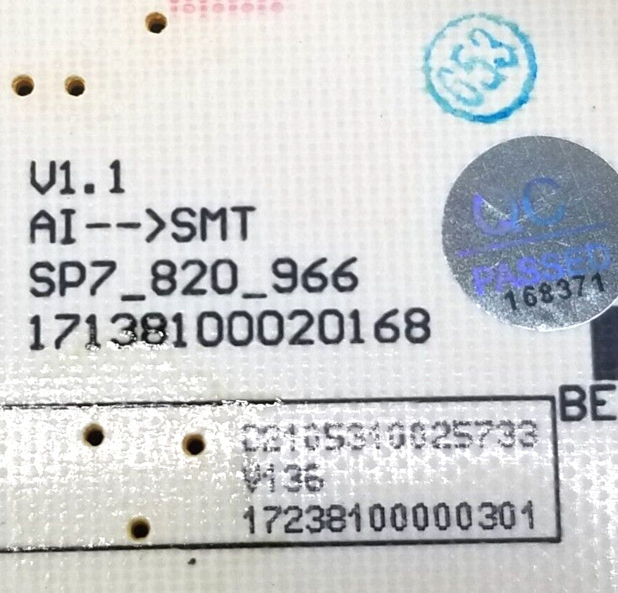 OEM Replacement for Midea Washer Control 17238100000301