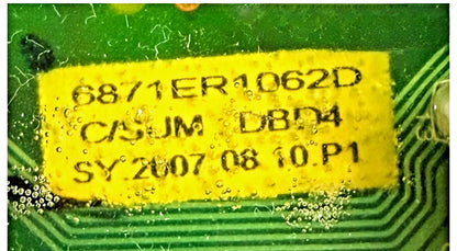 OEM Replacement for LG Washer Control 6871ER1062D