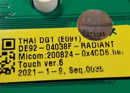 New OEM Replacement for Samsung Range Cooktop Module DE92-04038F