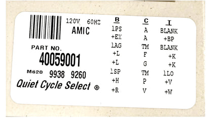 OEM Replacement for Whirlpool Washer Timer 40059001