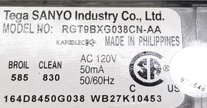 OEM Replacement for GE Range Control WB27K10453
