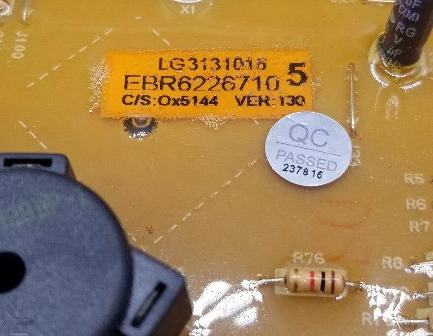 OEM Replacement for LG Washer User Interface EBR62267105 EBR62198104
