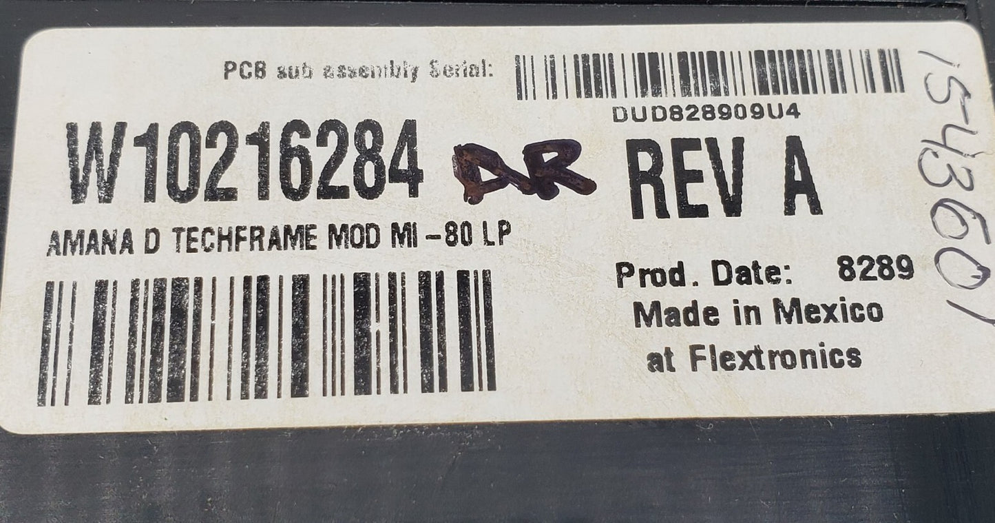 OEM Replacement for Whirlpool Dryer Control W10216284