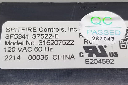 OEM Replacement for Kenmore Range Control 316207522    ~ ~