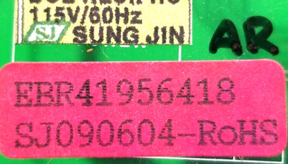 OEM Replacement for LG Refrigerator Control EBR41956418