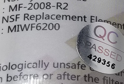 New OEM Replacement for Midea Fridge Filter Assembly  MIWF6200 - 12131000074406