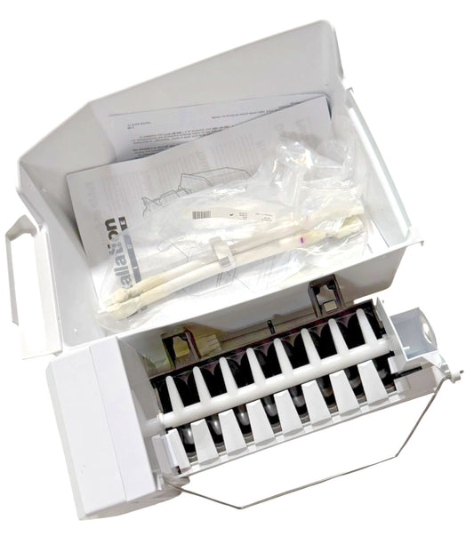 New Replacement for Whirlpool Fridge Icemaker Assembly W11529131 1Yr