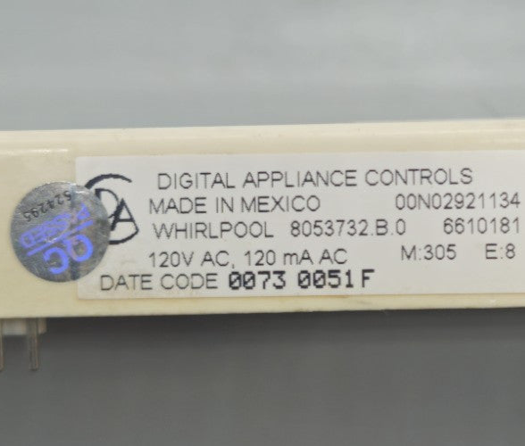 OEM Replacement for Whirlpool Range Control Board 8053732