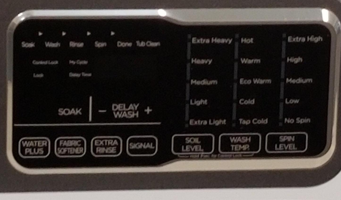 New OEM Replacement for Midea Washer Control Panel  17138000031971
