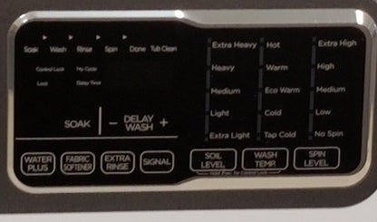 New OEM Replacement for Midea Washer Control Panel  17138000031971
