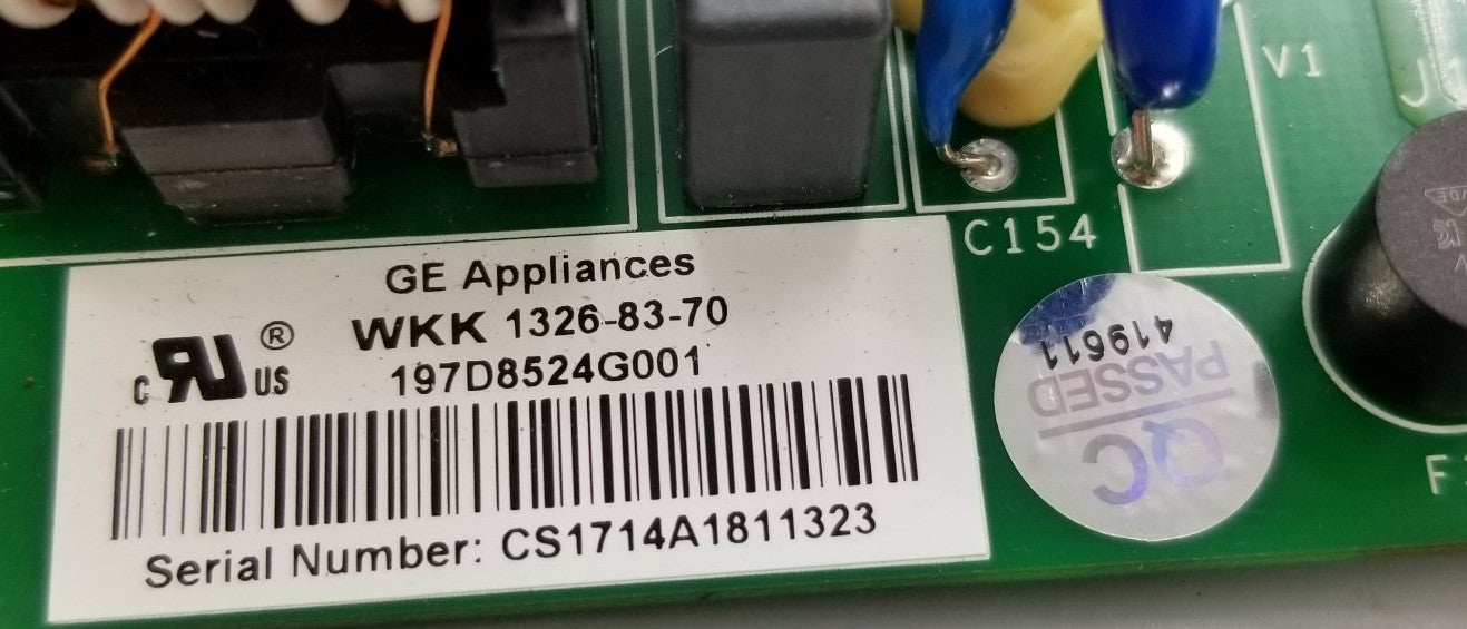 OEM Replacement for GE Fridge Control Board 197D8524G001