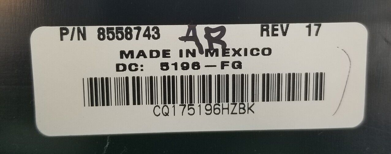 OEM Replacement for Whirlpool Dryer Control W10128437 8558743