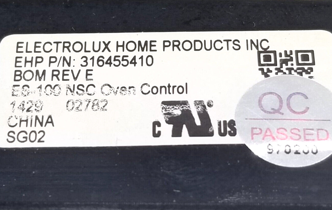 OEM Replacement for Frigidaire Range Control 316455410