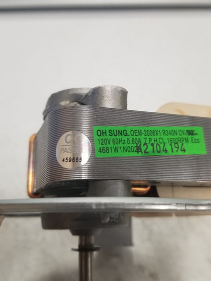 OEM Replacement for LG Range Fan Motor 4681W1N002B