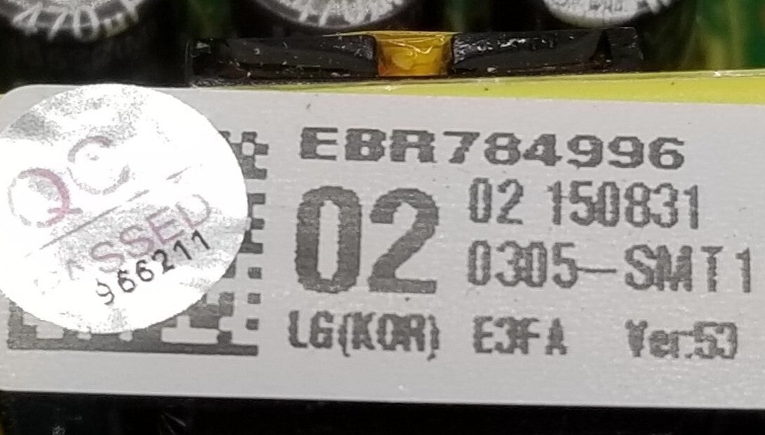 OEM Replacement for LG Washer Control  EBR78499602