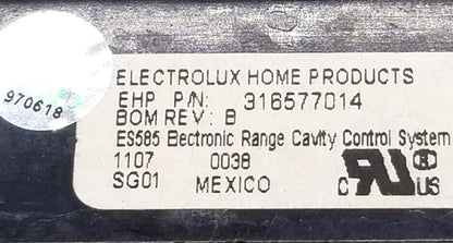OEM Replacement for Electrolux Oven Control 316557014