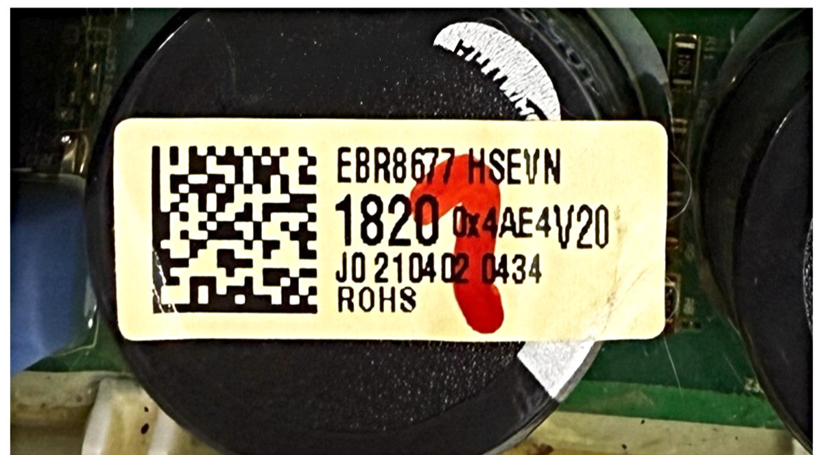 OEM Replacement for LG Washer Control EBR86771820
