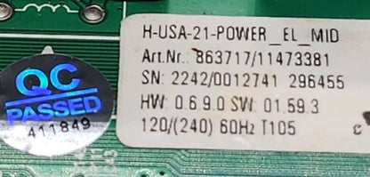 OEM Replacement for Hisense Oven Power Board 11473381