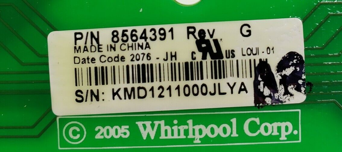 OEM Replacement for Whirlpool Washer Control 8564391