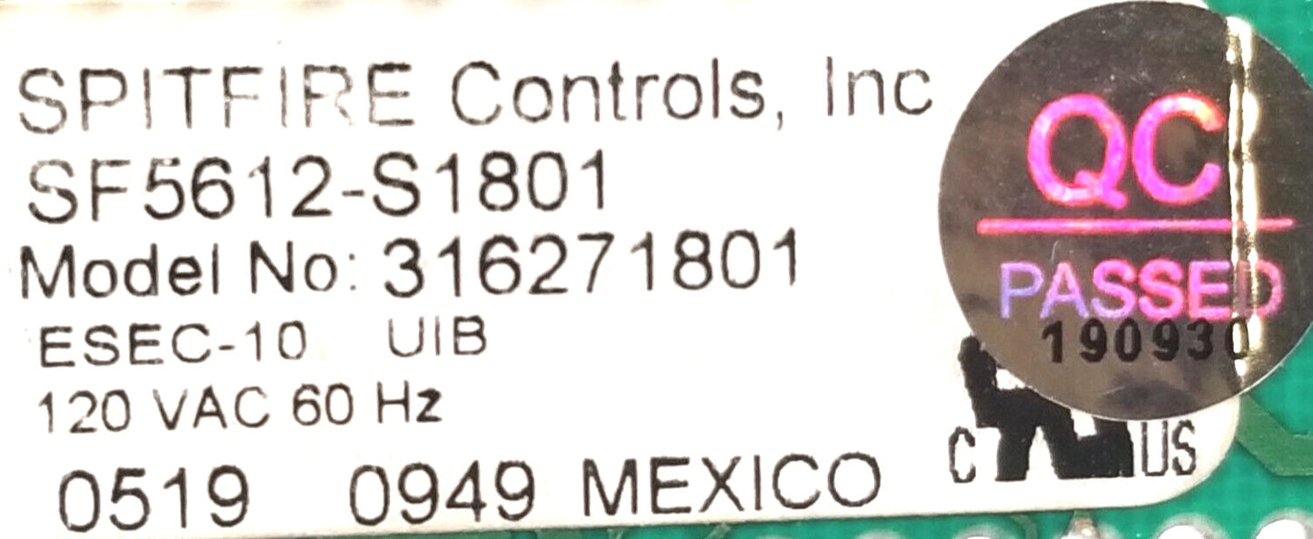 OEM Replacement for Kenmore Range Control  316271801     ~ ~