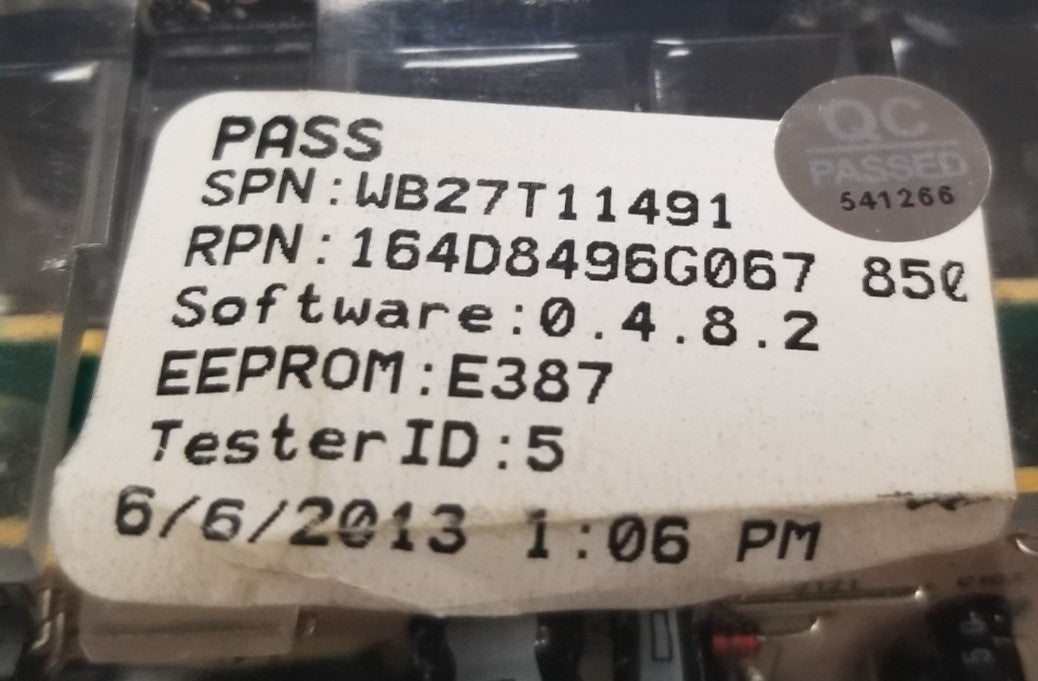 OEM Replacement for GE Range Control WB27T11491