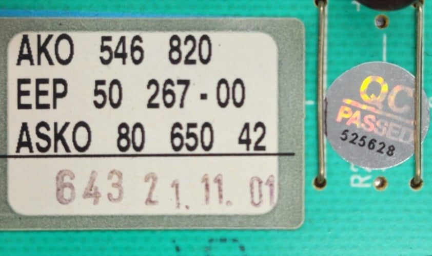 OEM Replacement for ASKO Dryer Control Board 8065042