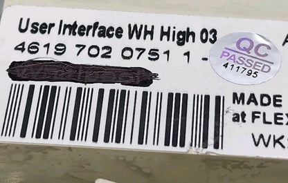 OEM Replacement for Whirlpool Washer User Interface 4619 702 0751 1