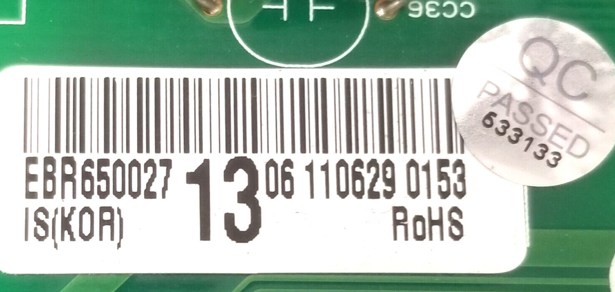 OEM Replacement for LG Refrigerator Control EBR65002713