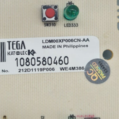 OEM Replacement for GE Dryer Control Interface 212P1119P006