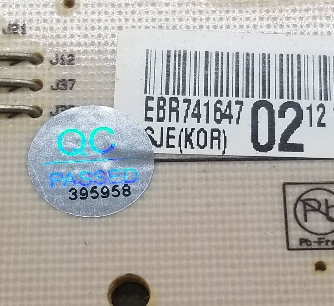 OEM Replacement for LG Range Control EBR74164702