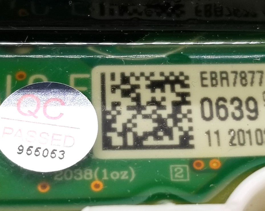 OEM Replacement for LG Washer Display Control EBR78770639