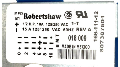 New Replacement for Frigidaire Dishwasher Timer 807387501