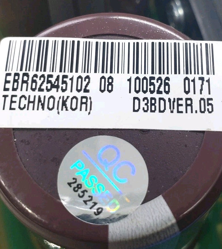 OEM Replacement for LG Washer Control Board EBR62545102