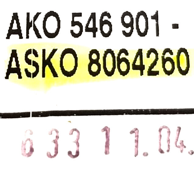 OEM Replacement for Asko Washer Control 8064260
