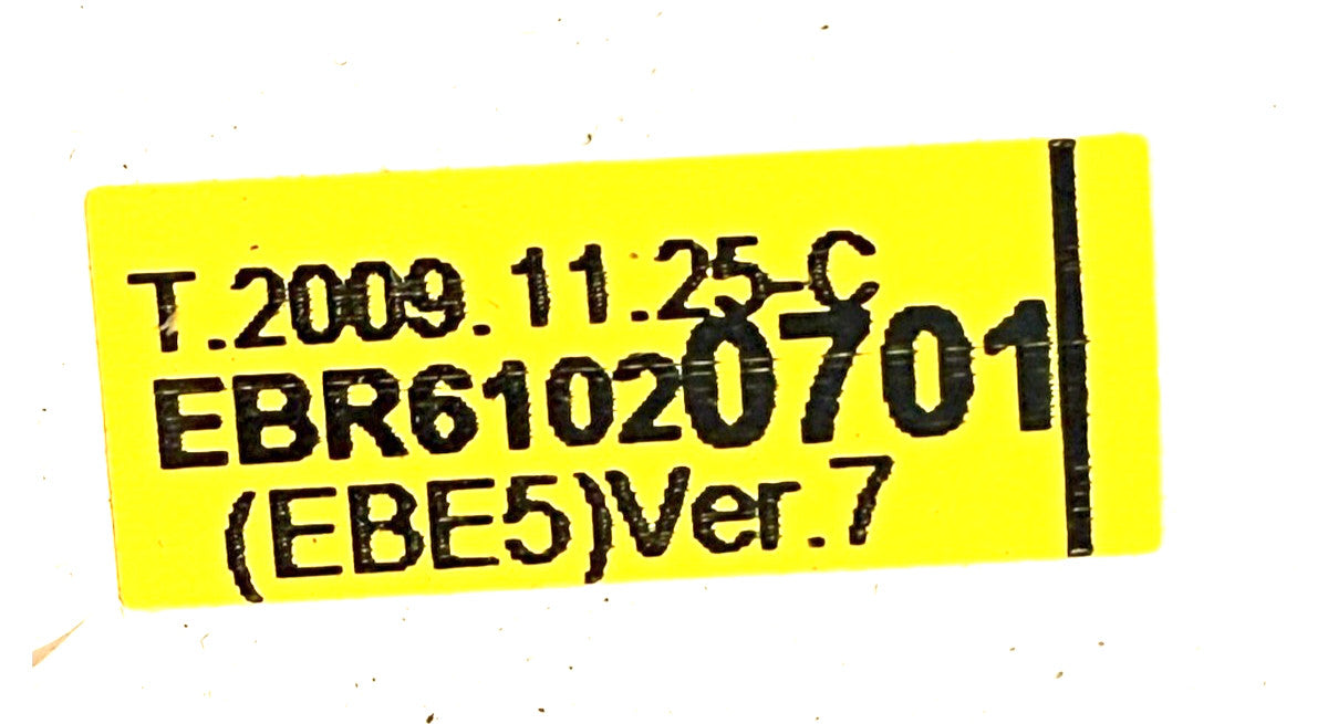 OEM Replacement for LG Washer Display Control EBR61020701