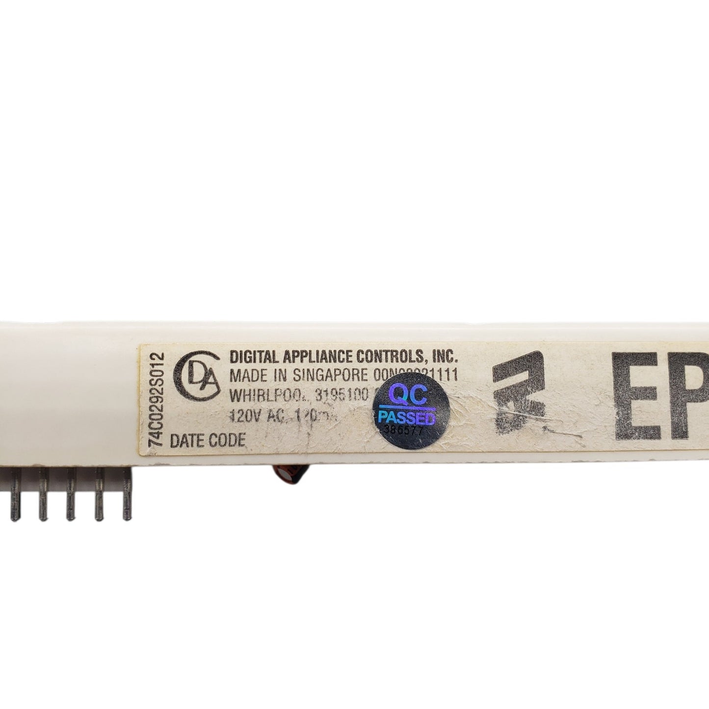 OEM Replacement for Whirlpool 3195100 6610056 Range Control Board