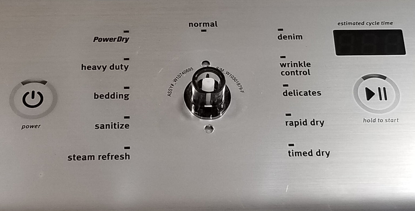OEM Replacement for Maytag Dryer Control Panel W10618908