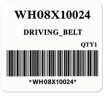 New Replacement for GE Washer Drive Belt WH08X10024