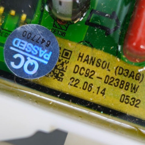 OEM Replacement for Samsung Washer Control Board DC92-02388W