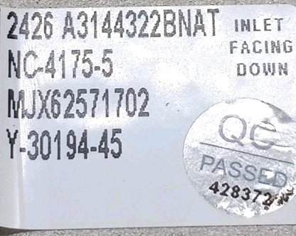 New OEM Replacement for LG Range Oven Gas Valve  MJX62571702