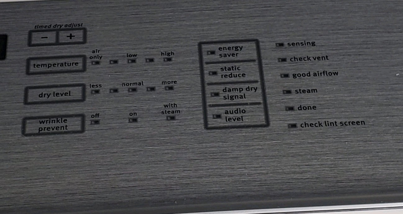OEM Replacement for Maytag Dryer Control Panel  W10872842