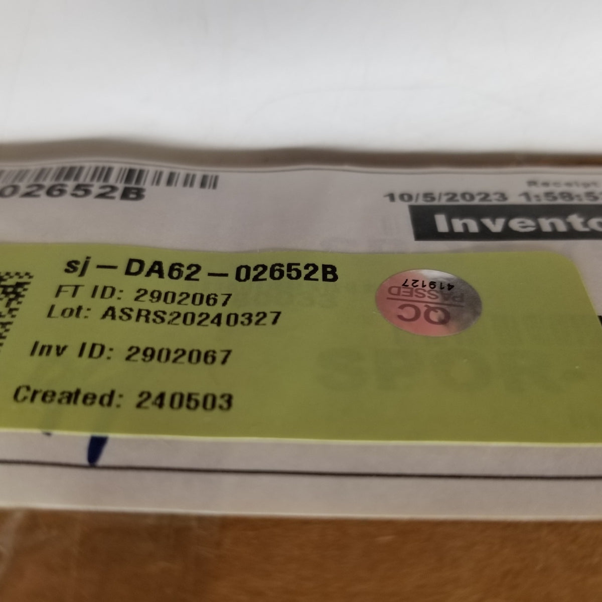 New OEM Replacement for Samsung Dryer Hex DA62-02652B