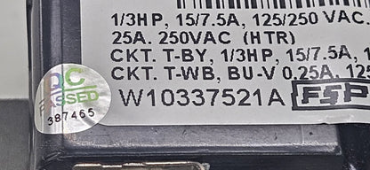 OEM Replacement for Whirlpool Dryer Timer W10337521A