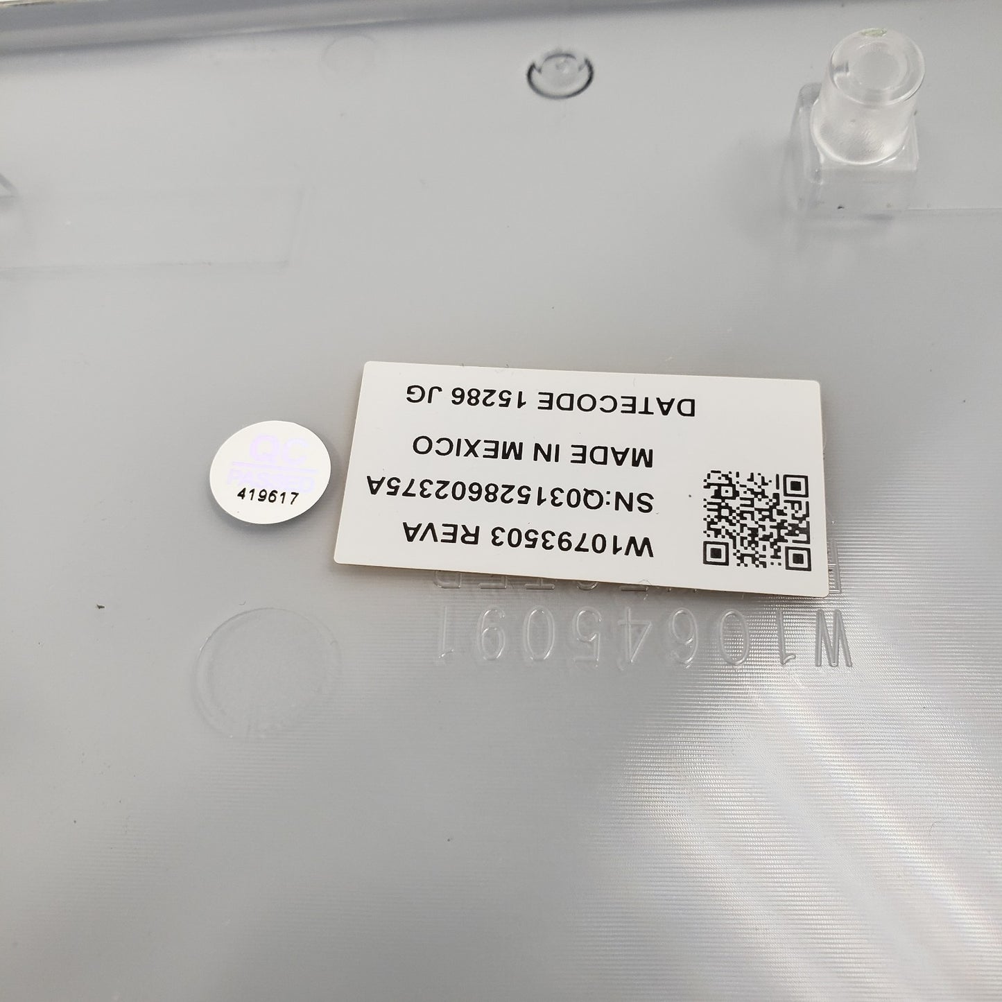 OEM Replacement for Whirlpool Dryer Control Panel W10793503